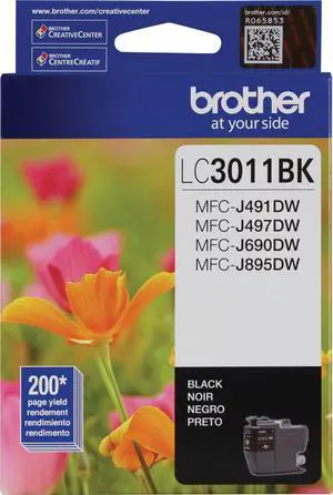 Brother - LC3011BKS Standard-Yield Ink Cartridge - Black (LC3011BKS)