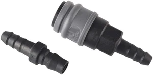 Quick Disconnect Set, Air Hose Fitting Quick Connect Coupler, 3/8" Barb Hose, Air Compressor Accessories Fitting, Industrial Type C Quick Disconnect Set, Air Hose Fitting Quick Connect Coupler, 3/8" Barb Hose, Air Compressor Accessories Fitting, Industrial Type C
