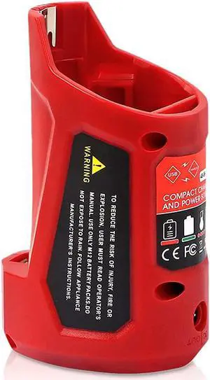 Usb Power Source Power Adapter Charger For Milwaukee 12V M12 Lithium-Ion Battery
