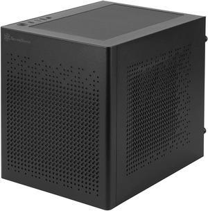 Silverstone Technology Sugo 16 Black Mini-Itx Small Form Factor Case With All Steel Construction, Sst-Sg16B