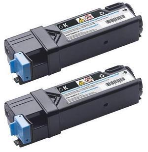 Genuine Dell 899WG 2-Pack Black Toner 6000 Yield 331-0720 for 2150cn/2150cdn