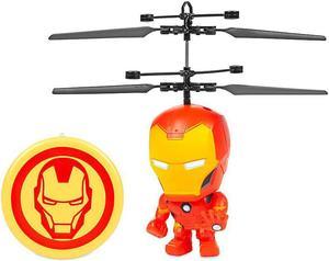 World Tech Toys Marvel 3.5 Inch Iron Man Flying Figure IR Helicopt