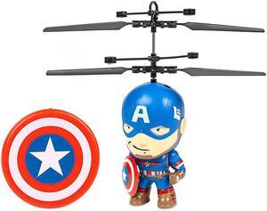 World Tech Toys Marvel 3.5 Inch Captain America Flying Figure IR H