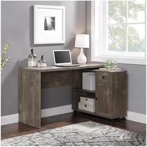 OSP Home Furnishings Waverly L-Shaped Contemporary 1-Drawer Workstation