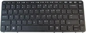 Keyboard for HP EliteBook 840 G1 840 G2 Laptops - Non-Backlit - No Pointer