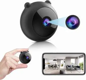 Mini Spy Camera 1080P Hidden Camera Wifi Hidden Camera Portable Small Hd Nanny Cam With Night Vision And Motion Detection, App Remote Access - Indoor Covert Security Camera For Home