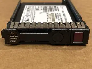 HPE 480GB SATA 6G MU Mixed Use SFF SC DS SSD 3.5DWPD 3080TBW 3PBW 100% Remaining