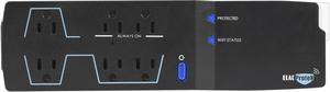 6 Outlet Smart Surge Protector With Al Pb-62W