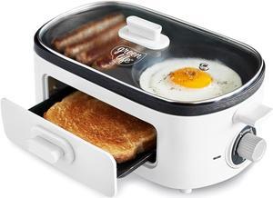 Dual Breakfast Sandwich Maker with Timer