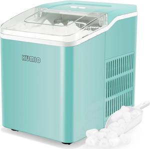 Silonn Ice Maker Countertop, 9 Cubes Ready in 6 Mins, 26lbs in 24Hrs,  Self-Cleaning Ice Machine with Ice Scoop and Basket, 2 Sizes of Bullet Ice  for