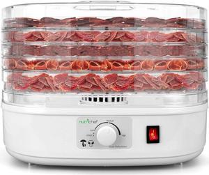 Crownful Food Dehydrator Machine, 7 Stainless Steel Trays, Dryer for Jerky, Vegetable Fruit, Meat, Dog Treats, Herbs, and Yogurt