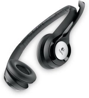 New Logitech H340 USB Headset Stereo W/Noise Cancelling Microphone for Windows and Mac - 981-000507