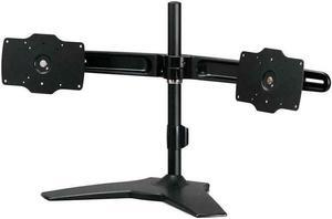 Amer Mounts Stand Based Dual Monitor Mount For Two 24"-32" Lcd/Led Flat Panel Screens