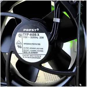 For original Germany EBMPAPST 119X38mm AC 115V TYP 4530N full metal fan