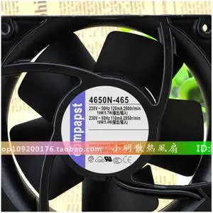For EBMPAPST 12038 230V 12CM 4650N-465/A01 All metal high temperature cooling fan