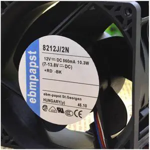 For original 8212J/2N EBMPAPST 12V 10.3W Germany imported high-end cooling fan