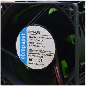 For new original German ebmpapst inverter fan 8214JN 24V 10.8W 8038 axial fan