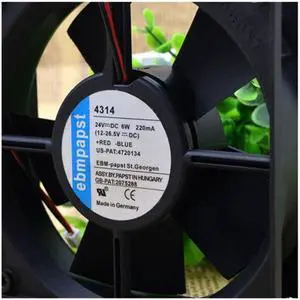 For original EBMPAPST TYP 4314S 12032 24V5W 3-wire double ball inverter cooling fan