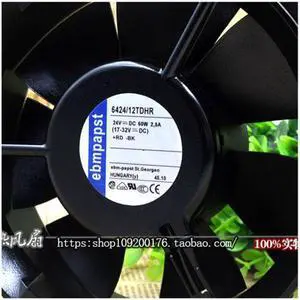 For West Germany EBMPAPST 6424/12TDHR 17cm 24V 2.5A Gale Full Metal Industrial Fan