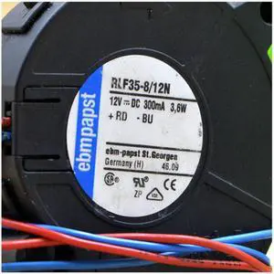 For original ebmpapst fan RLF35-8/12N/2P blower 5CM 12V 3.6W