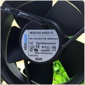 For ebmpapst 17cm 24v 17w W2G143-AA03-12 High temperature resistant inverter cooling fan