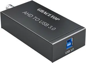 AHD Video Capture Card, 1080P 30FPS Recording USB Output AHD Input Video Recording,Easy Operation, No Driver Needed, Live Streaming