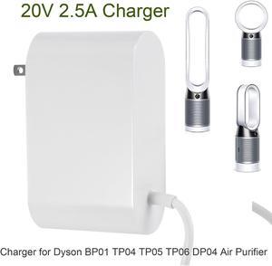 20V Charger for Dyson Air Purifier TP04 TP05 TP06, DP04 Fan Humidifier 20V 2.58A Cahrger Replacement Cable 1.85m 281831-05,310415-20 [US Plug]
