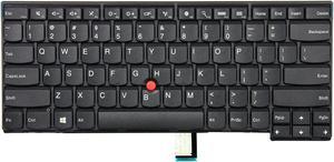 AUTENS Replacement US Layout Keyboard for Lenovo ThinkPad T440 T440p T440s T431s T450 T450s Laptop No Backlight (6 Fixing Screws)