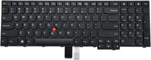 AUTENS Replacement US Layout Keyboard for Lenovo ThinkPad E550 E550c E555 E560 E565 Laptop No Backlight