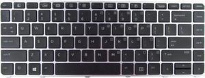 AUTENS Replacement US Backlight Keyboard for HP EliteBook Folio 1040 G3 Laptop