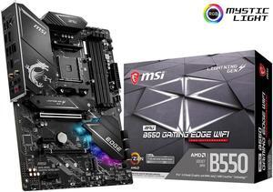 MSI MPG B550 GAMING EDGE WIFI AM4 AMD B550 SATA 6Gb/s ATX AMD Motherboard