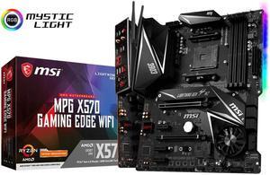MSI MPG X570 GAMING EDGE WIFI Gaming Motherboard AMD AM4 SATA 6Gb/s M.2 USB 3.2 Gen 2 HDMI ATX