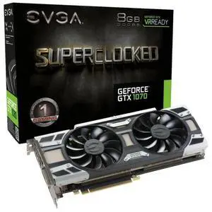 EVGA NVIDIA GeForce GTX 1070 SC GAMING, 8GB GDDR5, Video Graphics Card GPU