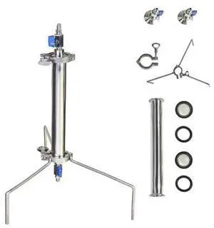 HNZXIB 45Gram Heavy Duty Plant Essential Oil Extractor Open Blast Extractor with Tripod