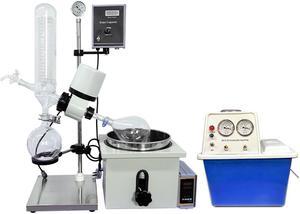 HNXZIB 2L Rotary Evaporator RE-201D and Vacuum Pump SHZ-D(III) Basic Combination 2000ml Rotavap Desktop Water Circulating Vacuum Pump 110V/220V