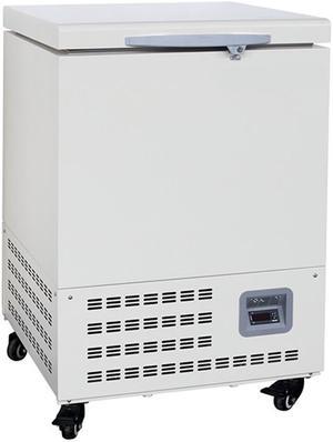 -65 °C Large Capacity 58L Horizontal Ultra-Low Temperature Freezer, Deep Refrigeration Refrigerator with Controller, 110V