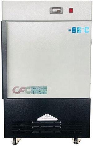 30L 1cu ft ~86° Horizontal Ultra Low Temperature Refrigerator Thermostatic Laboratory Freezer Box Industry Cooling Refrigerators 110V Laboratory Congelador