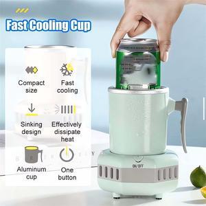 Portable Small Coolers for Travel Beverage Chiller Can Cooler Mini Fridge Bottles Portable Iced Cooler Electric For Wine Beer Coffee