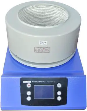 2L Smart Magnetic Mixer 110V Heating Mantle 350°C w/ Stirring Function Lab Intelligent Temperature Control Electric Heat