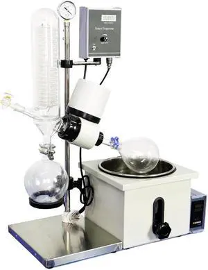 Lab Equipment 2000ml Rotary Evaporator RE-201D Factory Price 110V HNZXIB Rotavap 2L Rotating Flask Laboratory Evaporation Milk Concentration