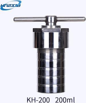 HNZXIB 200ml Hydrothermal Synthesis Reactor Stainless Steel Autoclave Non-magnetic KH series 240°C PTFE lining Laboratory reaction vessel