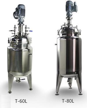 Non-standard customization HNZXIB 60L Stainless Steel Jacketed Reactor Stirring Kettle Sealed Thermostatic Extraction Reaction with Observing window