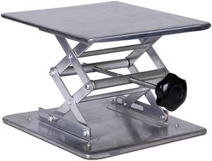 Lab Jack 25cm*25cm Stand Manual Lift flask supporting platform Stainless steel Corrosion-resistant