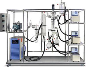 HNZXIB Molecular Distillation Equipment Industrial Short-path Distillation Device KMD-080 High Seperation Effeciency