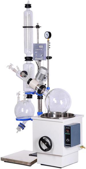 HNZXIB 20L Rotary Evaporator 220V RE2002 Large Volume Rotavap Handwheel Lifting Water Bath Laboratory Equipment