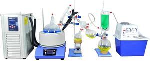 One-stop HNZXIB 5L Short Path Distillation set SPD-5L + Cold Trap + Stirring Heating Mantle + Desktop Vacuum Pump + Refrigerated Circulator(Chiller)