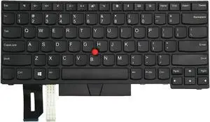 AUTENS Keyboard for Lenovo ThinkPad E490 E495 T490 L490 Laptop (No Backlight), US Laptop Keyboard Replacement