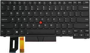 AUTENS Keyboard for Lenovo ThinkPad E490 E495 T490 L490 Laptop (Backlight), US Laptop Keyboard Replacement
