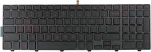 AUTENS Keyboard for Dell Latitude 3550 3560 3570 3580 Laptop (Red Backlight), US Laptop Keyboard Replacement