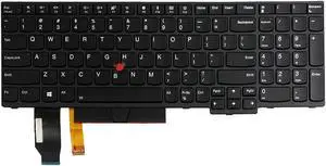 AUTENS Keyboard for Lenovo ThinkPad E580 E585 L580 P52 P72 (Not Fit P52s) Laptop (Backlight), US Laptop Keyboard Replacement